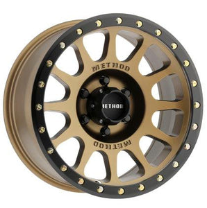 Method MR305 NV 16x8 0mm Offset 6x5.5 108mm CB Method Bronze/Black Street Loc Wheel - GUMOTORSPORT