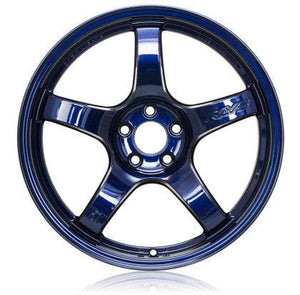 Gram Lights 57CR 18x10.5 +12 5x114.3 Eternal Blue Wheel - GUMOTORSPORT