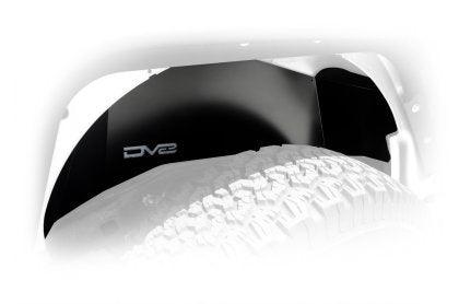 DV8 Offroad 07-18 Jeep Wrangler JK Rear Aluminum Inner Fender - Black - GUMOTORSPORT