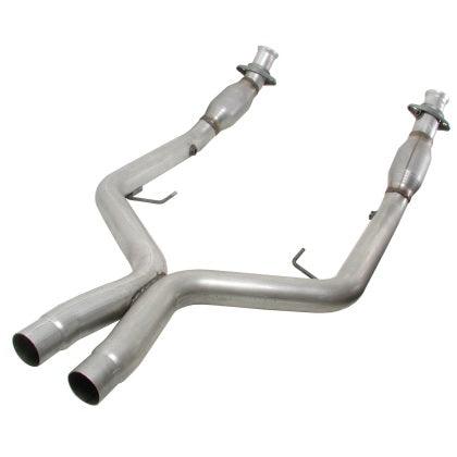 BBK 05-10 Mustang 4.6 GT High Flow X Pipe With Catalytic Converters - 2-3/4 - GUMOTORSPORT