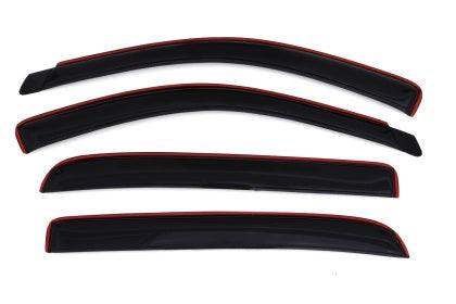 AVS 06-08 Dodge RAM 1500 Mega Cab Ventvisor In-Channel Front & Rear Window Deflectors 4pc - Smoke - GUMOTORSPORT