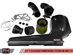 AWE Tuning Audi RS3 / TT RS S-FLO Closed Carbon Fiber Intake - GUMOTORSPORT