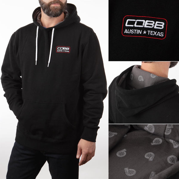 COBB Tuning Pullover Hoodie Black Large - GUMOTORSPORT