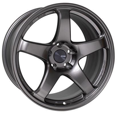 Enkei PF05 17x9 5x100 40mm Offset 75mm Bore Dark Silver Wheel - GUMOTORSPORT