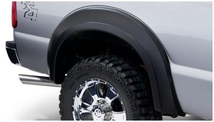 Bushwacker 11-16 Ford F-350 Super Duty Styleside Extend-A-Fender Style Flares 4pc - Black - GUMOTORSPORT