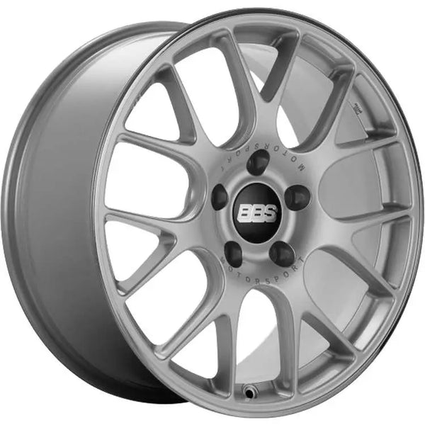 BBS CH-R 19x8.5 5x130 ET51 CB71.6 Brilliant Silver Polished Rim Protector Wheel w/Motorsport Etching