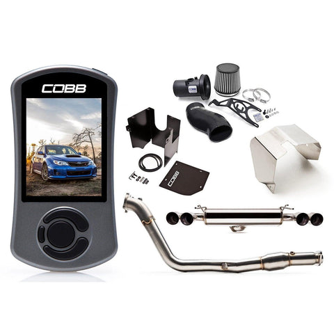 Cobb 08-14 Subaru STi Hatch Stage 2+ Power Package - Black - GUMOTORSPORT