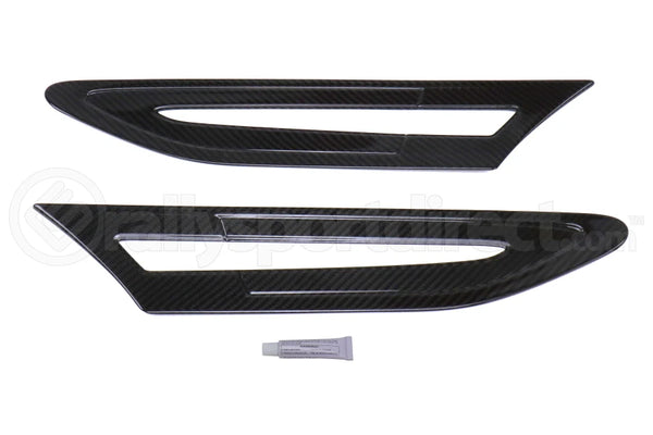 OLM Carbon Fiber Fender Grille Cover w/ Hollowed Center - Subaru BRZ 2013-2016 - GUMOTORSPORT