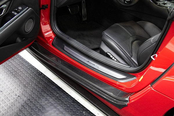 OLM LE Carbon Fiber Door Sill Plate Set (Type B) - 2020+ GR Supra - GUMOTORSPORT