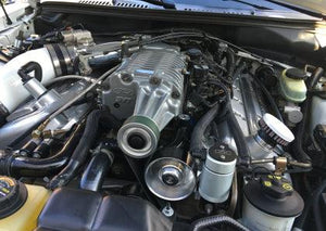 J&L 99-04 Ford Mustang SVT Cobra Driver Side Oil Separator 3.0 - Clear Anodized - GUMOTORSPORT