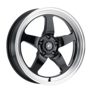 Forgestar D5 18x5.0 / 5x120 BP / ET-23 / 2.125in BS Gloss Black Wheel - GUMOTORSPORT