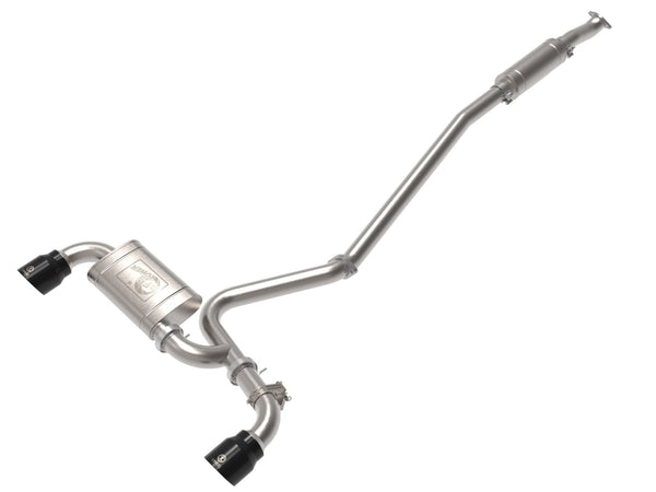 aFe 2022 + Hyundai Kona N L4 2.0L(t) Takeda 3in 304 SS Cat-Back Exhaust System w/ Black Tips