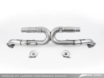 AWE Tuning ( 991 ) 911 Carrera Performance Exhaust - Use Stock Tips - GUMOTORSPORT