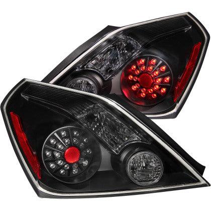 ANZO 2008-2013 Nissan Altima (2 Door ONLY) LED Taillights Black - GUMOTORSPORT