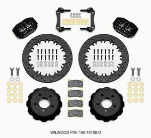 Wilwood Dynapro Radial Rear Drag Kit 12.90in Drilled 2015-Up Mustang - GUMOTORSPORT