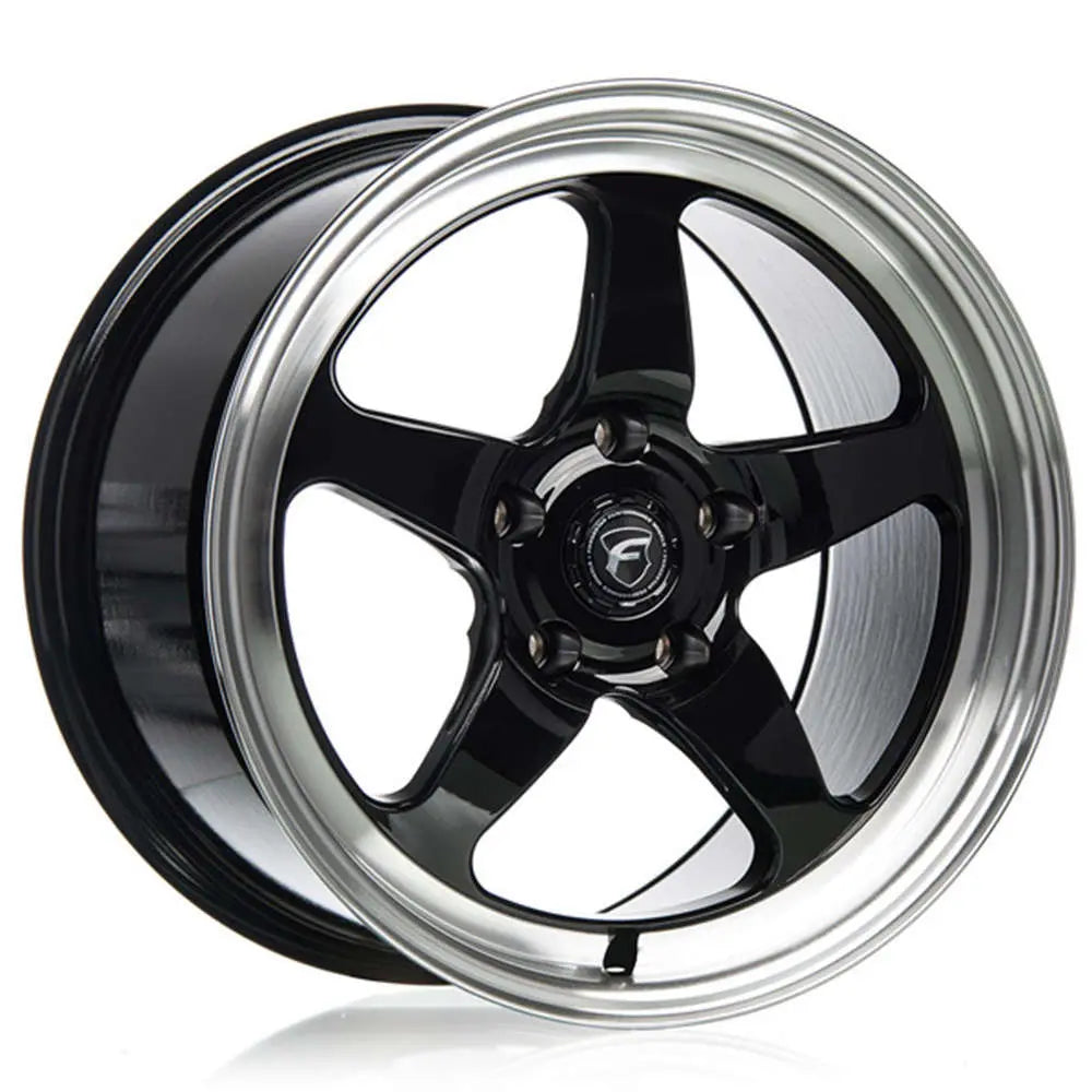 Forgestar D5 18x5.0 / 5x115 BP / ET-37 / 1.5in BS Gloss Black Wheel