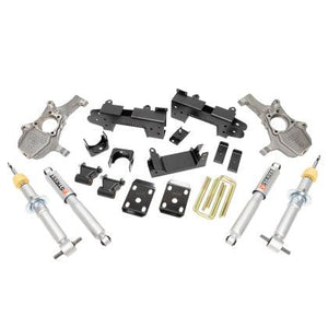 Belltech LOWERING KIT 2019 - 2021 Chevrolet Silverado / GMC Sierra 1500 2WD All Cab - 2-4in Fr / 6in R - GUMOTORSPORT