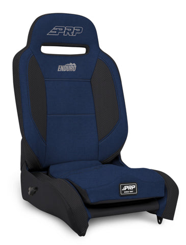 PRP Enduro Elite Reclining Suspension Seat (Driver Side) - Blue/Black