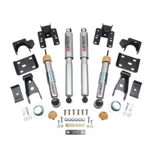 Belltech LOWERING KIT 16.5-18 Chevy Silverado / 2016 - 2018 Sierra All Cabs 4WD 2inF/2inR - GUMOTORSPORT