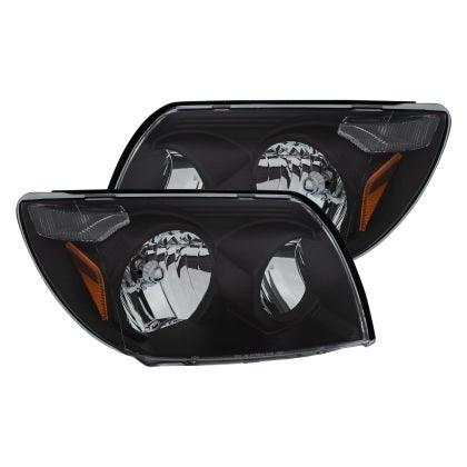 ANZO 2003 - 2005 Toyota 4Runner Crystal Headlights Black - GUMOTORSPORT