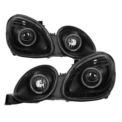 Xtune Lexus GS300/GS400/GS430 98-05 Halogen Only Halo Projector Headlights Black PRO-JH-LGS98-LED-BK - GUMOTORSPORT
