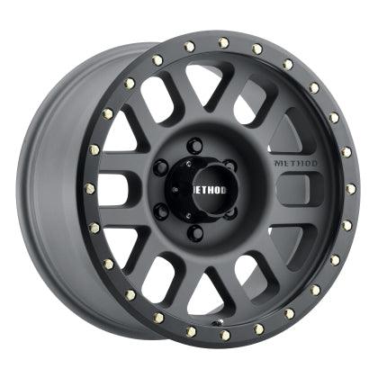 Method MR309 Grid 17x8.5 0mm Offset 6x5.5 108mm CB Titanium/Black Street Loc Wheel - GUMOTORSPORT