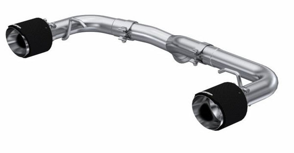 MBRP 2.5" Axle-Back Exhaust, 2022 + Subaru BRZ / Toyota GR86 2.4L Dual Split Rear, T304 SS w/ Carbon Fiber Tips