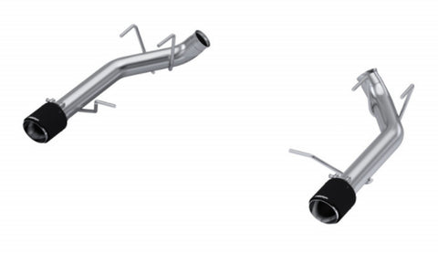 MBRP 3" Dual Axle Back, Muffler Delete, Carbon Fiber, Ford Mustang GT 5.0L 2011 - 2014, Race Version - GUMOTORSPORT