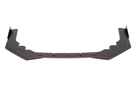OLM x Maxton Design Racing Front Splitter (Black+Red) + Gloss Wings ( 2015-2021 Subaru WRX & STI ) - GUMOTORSPORT