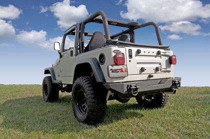 Rugged Ridge XHD Rear Bumper 76-06 Jeep CJ / Jeep Wrangler - GUMOTORSPORT