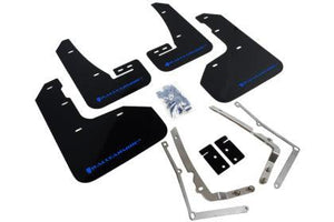 Rally Armor 2015-2019 VW Golf R UR Black Mud Flap w/ Blue Logo - GUMOTORSPORT