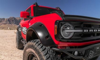 Bushwacker 2021+ Ford Bronco 4-Door Pocket Style Flares 4pc - Black - GUMOTORSPORT