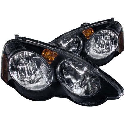 ANZO 2002-2004 Acura Rsx Crystal Headlights Black - GUMOTORSPORT