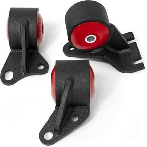 Innovative 88-91 Civic D-Series Black Steel Mounts 75A Bushings (Cable) - GUMOTORSPORT