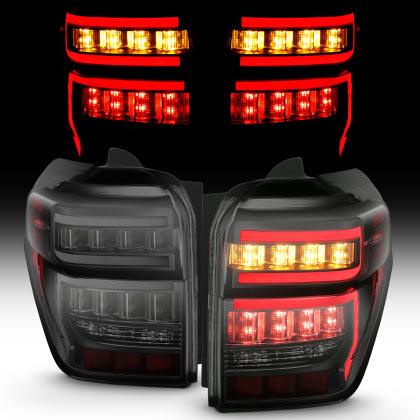 ANZO 2014-2020 Toyota 4Runner T.L Black Housing Smoke Lens Red Light Bar W/Sequential - GUMOTORSPORT