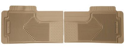 Husky Liners 80-12 Ford F-150/00-05 Ford Excursion Heavy Duty Tan 2nd Row Floor Mats - GUMOTORSPORT