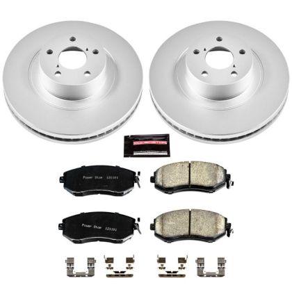 Power Stop Z17 Coated Brake Kit Front - Subaru Models (inc. 2011-2014 WRX / 2013+ BRZ) - GUMOTORSPORT