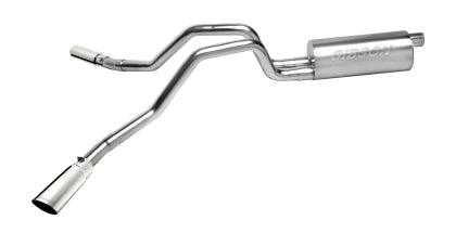 Gibson 2014 - 2018 GMC Sierra 1500 Denali 6.2L 3.5in/2.25in Cat-Back Dual Extreme Exhaust - Stainless - GUMOTORSPORT