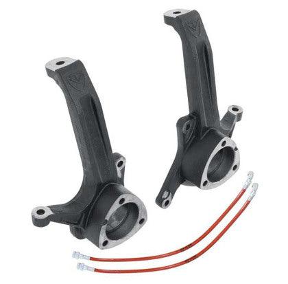 MaxTrac 2003 - 2008 Dodge RAM 2500/3500 2WD 3.5in Front Lift Spindles w/Extended DOT Compliant Brake Lines - GUMOTORSPORT