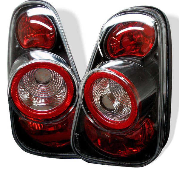 Spyder Mini Cooper 02-06/Cooper Convertibles 05-08 Euro Style Tail Lights Black ALT-YD-MC02-BK - GUMOTORSPORT