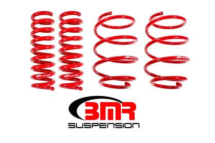 BMR 16-20 6th Gen Camaro V8 Performance Version Lowering Springs (Set Of 4) - Red - GUMOTORSPORT