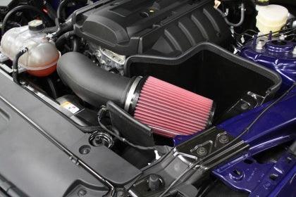 JLT 2015 - 2021 Ford Mustang 2.3L EcoBoost Black Textured Cold Air Intake Kit w/Red Filter - GUMOTORSPORT