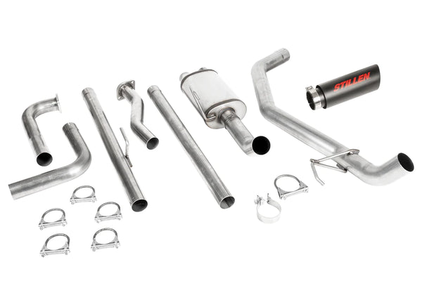 Stillen 2016-2021 Nissan Titan Cat-Back Exhaust - [5.6L] (NON-XD) 2WD/4WD - Black Tip - 509561