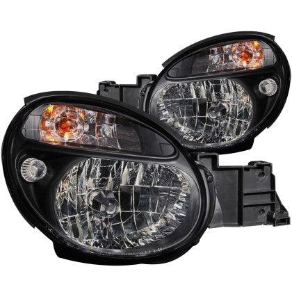 ANZO 2002 - 2003 Subaru Impreza Crystal Headlights Black - GUMOTORSPORT