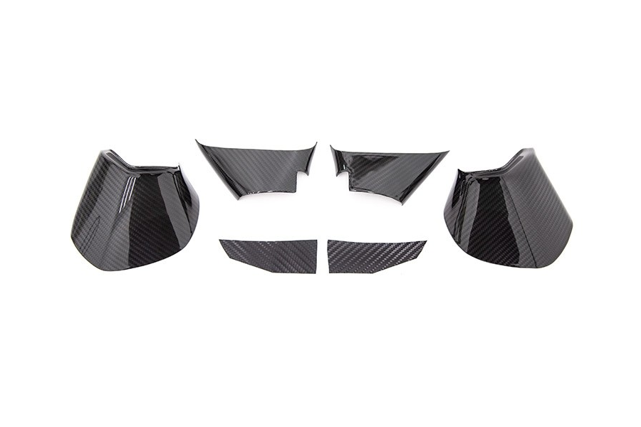 OLM LE Dry Carbon Fiber Lower Mirror Mount Cover - Subaru Models (inc. 2015-2021 WRX / STI / 2015-2017 Crosstrek) - GUMOTORSPORT