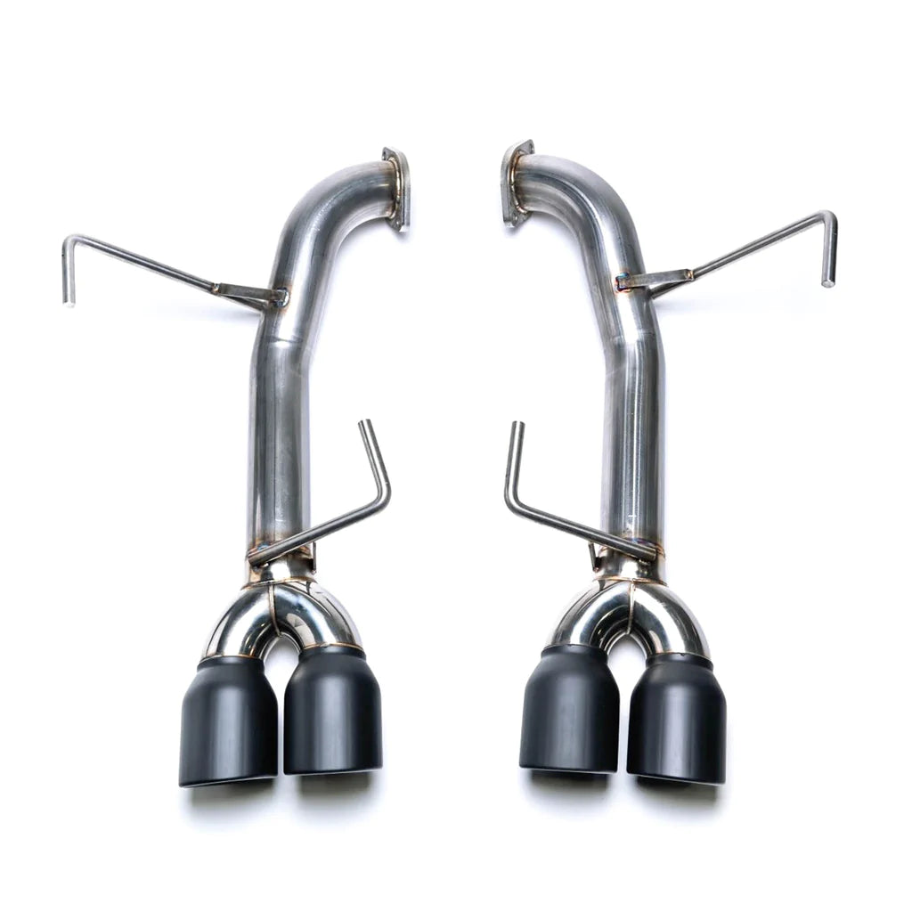 ETS Axle-Back Exhaust System No Muffler Stealth Black Tips - Subaru WRX 2022+ - GUMOTORSPORT