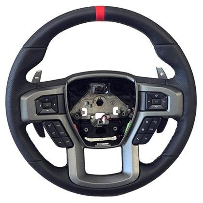 Ford Racing 2015-2018 F-150 Raptor Performance Steering Wheel Kit - Red Sightline - GUMOTORSPORT