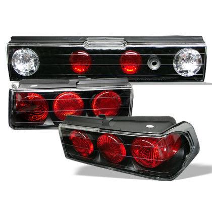 Spyder Honda CRX 88-91 Euro Style Tail Lights Black ALT-YD-HCRX88-BK - GUMOTORSPORT