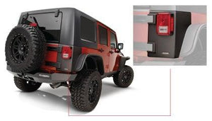 Bushwacker 07-18 Jeep Wrangler Trail Armor Rear Corners - Black - GUMOTORSPORT