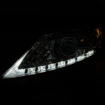 ANZO 2010-2012 Lexus Rx350 Projector Headlights w/ U-Bar Chrome - GUMOTORSPORT